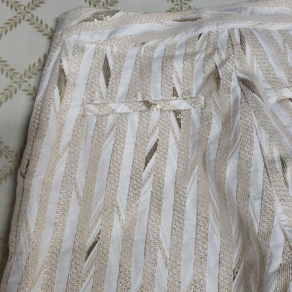 Anthropologie Porridge Kelyn Striped Gold Trousers - Picture 10 of 10